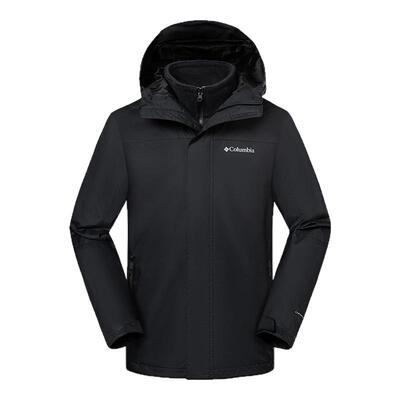 哥伦比亚防水保暖三合一冲锋衣