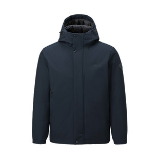 海澜之家羽绒服男短款2025冬季新款连帽防寒中年爸爸加厚保暖外套