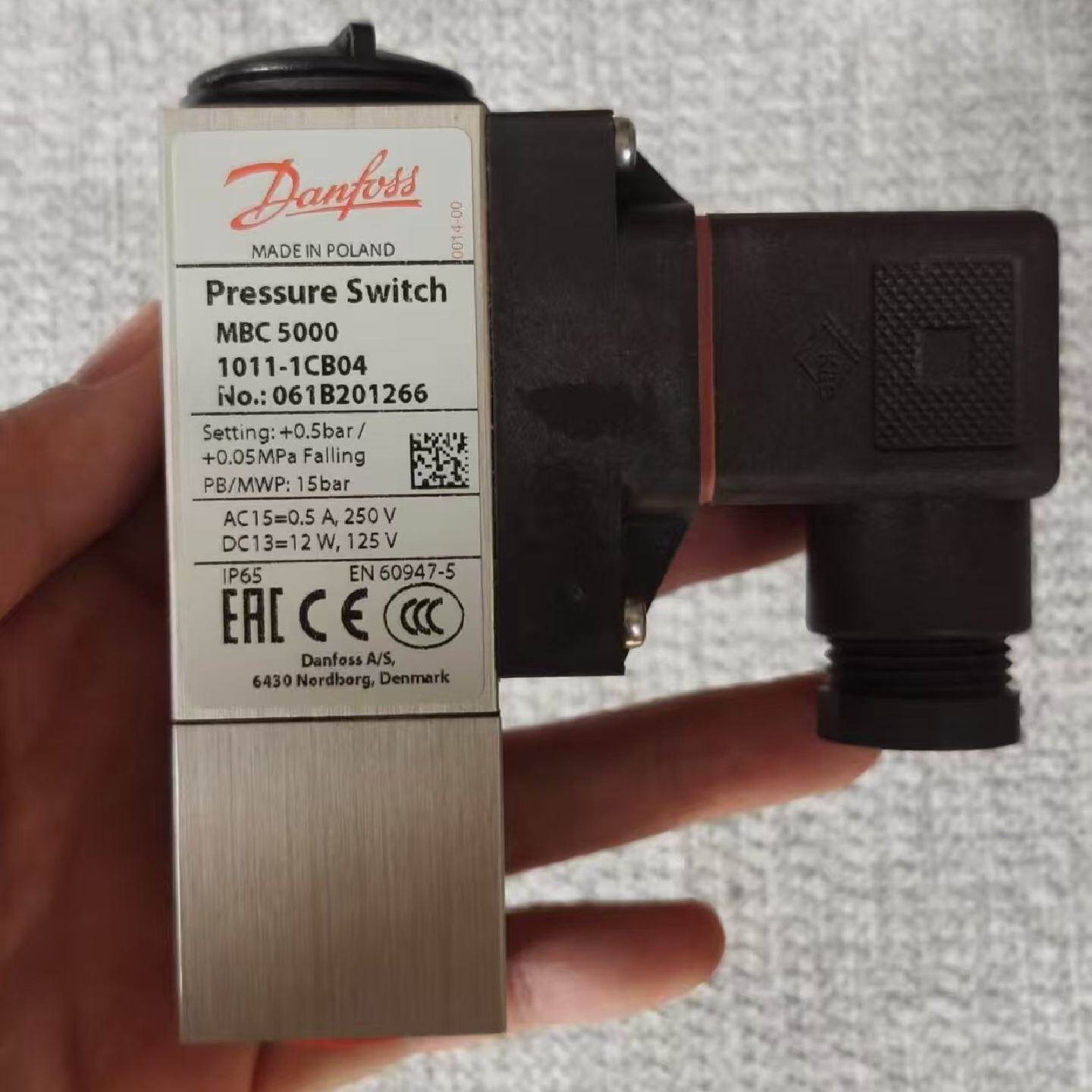询价-Danfoss 压力开关，061B201266，Settin