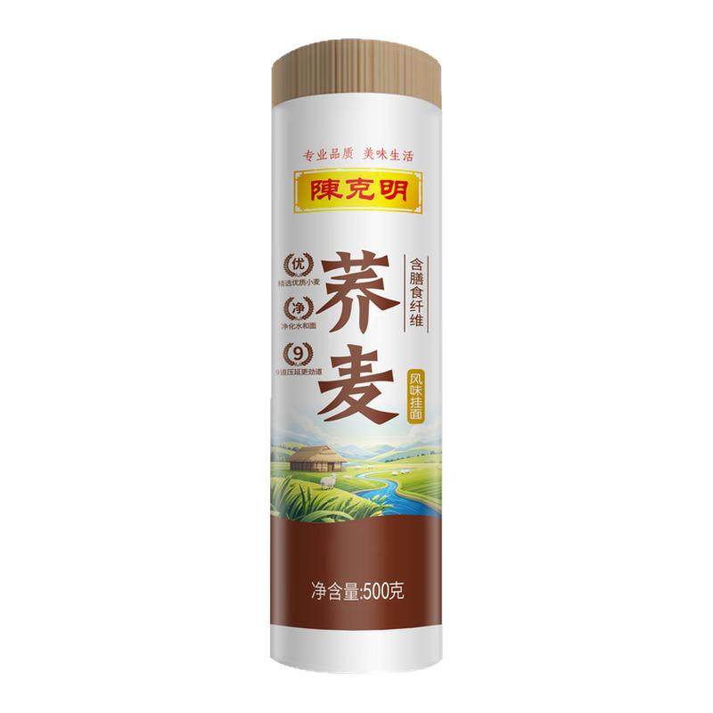 陈克明荞麦面低脂挂面500g