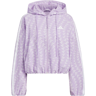 Adidas/阿迪达斯官方正品S WV JKT女士短款花苞满印外套KB7761