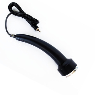 美容院超声波美容按摩仪器探头脸部面部导入导出配件单孔插头产品