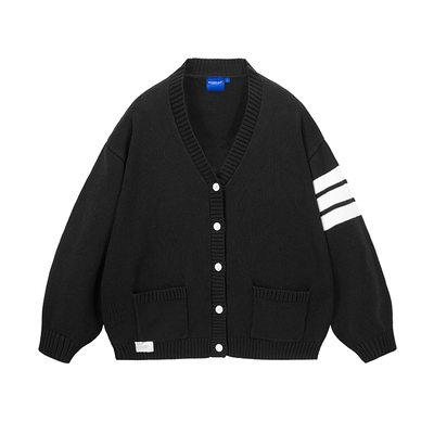 条纹开衫Iconslab情侣款