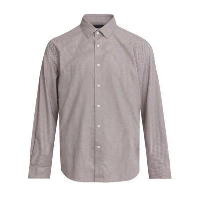 SCOFIELD男士春季新款莱赛尔千鸟格舒适挺括商务通勤长袖格纹衬衫