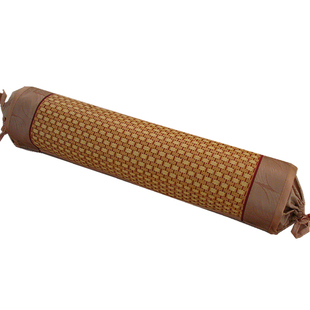 凉席枕头夏季颈椎枕藤席修复专用脖子脊椎护颈枕条状硬夏天圆柱形