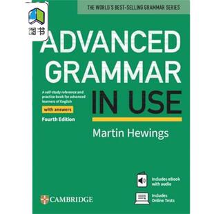Cambridge Advanced Grammar in Use 剑桥大学出版社 高级语法使用第四版 含答案 互动电子书 剑桥英语考试语法书 大音