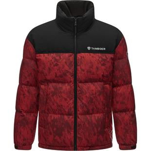 坦博尔2025秋新款户外登山服防风羽绒服男女同款情侣外套加厚短款