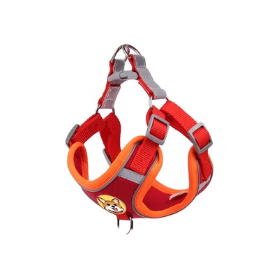 背心式狗狗牵引绳小型犬泰迪比熊胸背带小狗幼犬遛狗绳狗链子项圈