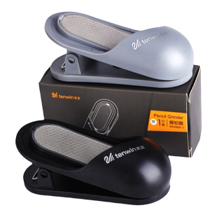 天文铅笔磨铅器炭条炭笔笔尖双面砂纸打磨器美术生多功能削铅笔磨笔器绘画笔尖调节素描画板夹两用磨笔砂纸板
