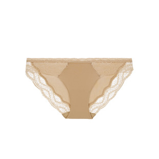 3件248|维密花漾蕾丝内裤透明网纱比基尼三角裤女26