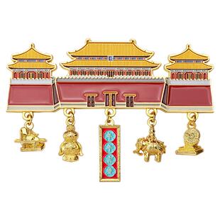 故宫午门 福禄吉庆 冰箱贴 创意礼物 故宫官方旗舰店故宫建筑系列