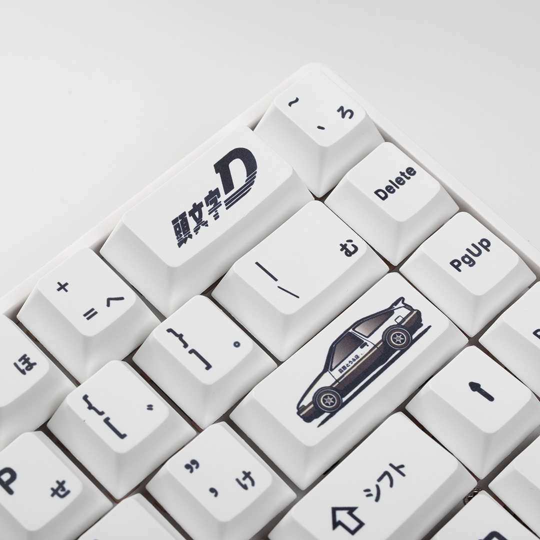 AE86键帽头文字D原厂高度pbt材质热升华67/68/75/87/98/104/108