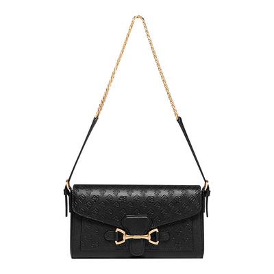 保兰德真皮链条小方包