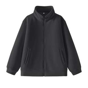 班尼路S&K系列奥粒绒加绒加厚外套2026新款女装宽松立领冬季上衣M