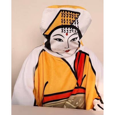 见到朕为何不跪双层毛绒浴袍