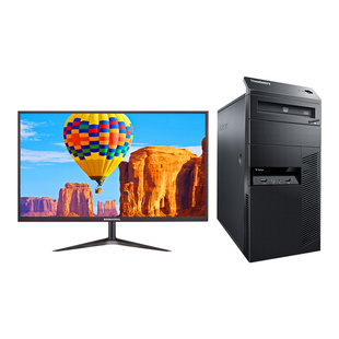 二手台式电脑联想品牌全套办公电脑高配游戏主机i3 i5 i7独显整套