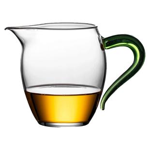 家用高档茶具茶漏过滤网泡茶公杯分茶器加厚耐热高硼硅玻璃公道杯