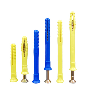 兔宝宝美固钉敲击式膨胀钉管木龙骨专用锚栓塑料尼龙地板安装8*80