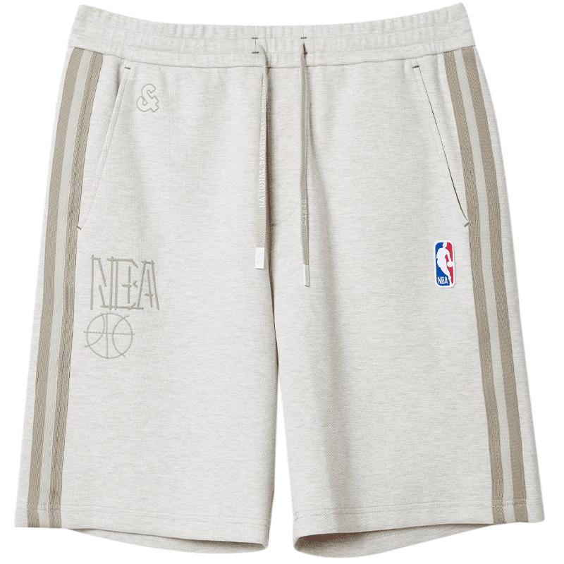杰克琼斯奥莱男装夏短裤子NBA联名字母印花松紧抽绳高级感裤子