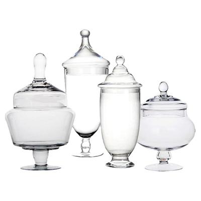 欧式风玻璃瓶摆件装饰品储物罐