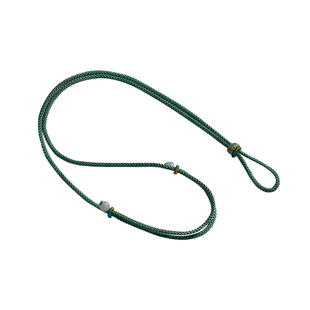 黄金玉翡翠蜜蜡项链挂绳手工编织半成品吊坠挂绳直穿绑戒指可调节