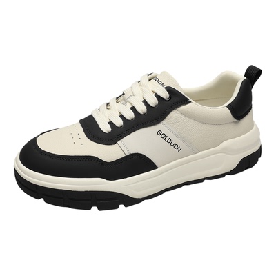 金利来男鞋四季款休闲板鞋厚底