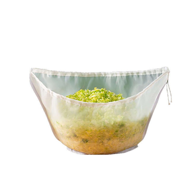 加厚碗形耐高温尼龙过滤袋挤菜汁饺子馅豆浆隔渣袋大敞口脱水袋