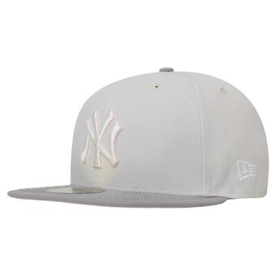 New Era纽亦华26新品MLB全封平檐棒球帽子街头硬顶浅色NE5950