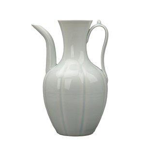 仿宋代点茶汤瓶手执壶湖田窑影青釉陶瓷茶酒具斗茶比赛培训汤提点