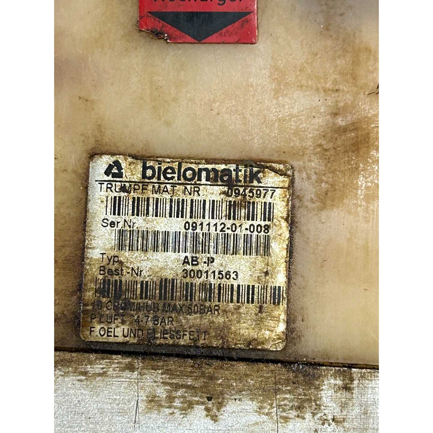 议价通快激光配件，bielomatik油脂泵AB-P。拆机件，实