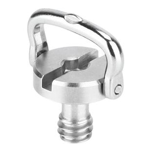 徕图Leofoto 云台快装板不锈钢升级版加宽徒手锁紧1/4相机通用螺丝