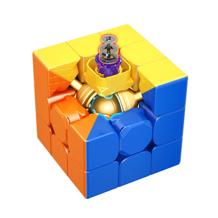 魔域文化魔方教室RS3M V5三阶魔方磁力双调版顺滑玩具铁速拧竞赛