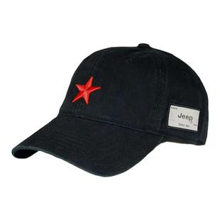 新款男士棒球帽春夏天男女士帽子户外帽子红五星时尚潮青年鸭舌帽