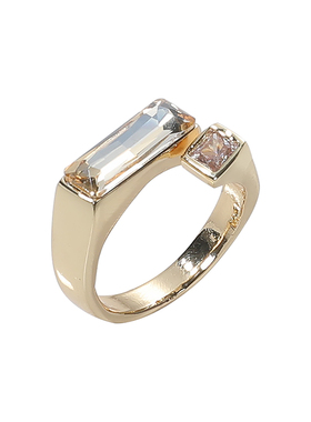 SHOWDIGU个性闪钻金属戒指