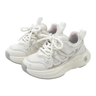 天美意童鞋黑色女童运动鞋儿童老爹鞋男童鞋子2026春季新款跑步鞋