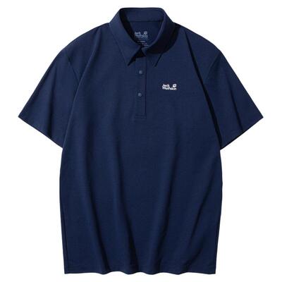 JackWolfskin狼爪26春夏新款T恤男士速干氧气休闲Polo衫A67442