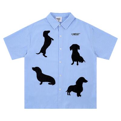 短袖上衣宽松百搭男女休闲衬衫