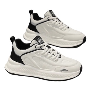 意尔康运动鞋男鞋2026新款夏季网面透气爆款增高男士休闲老爹鞋子