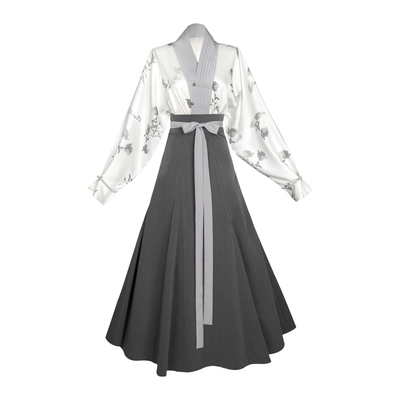 拟梦秋冬马海毛新中式日常汉服