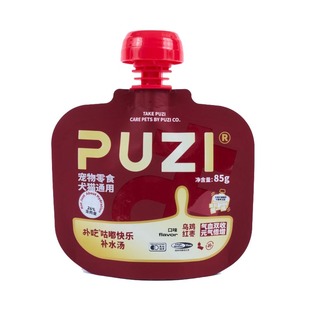 PUZI扑吃汤包猫咪狗狗补水零食增肥发腮营养软汤罐幼猫鸡胸肉湿粮