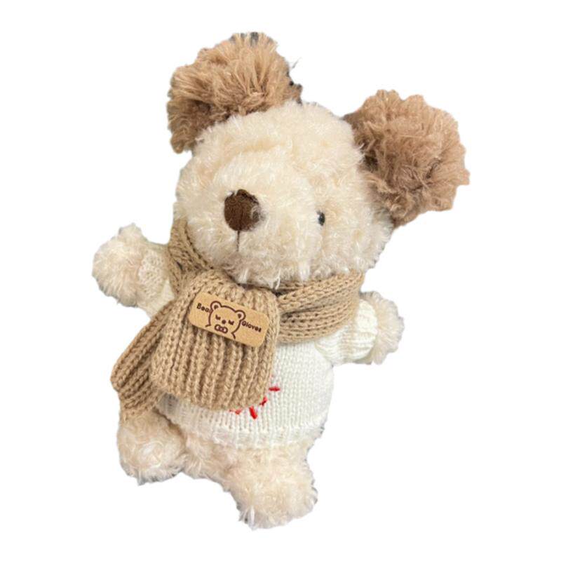 适用于Jellycat18cmlittle卷毛针织毛衣围巾小狗娃衣小猪狐狸衣服