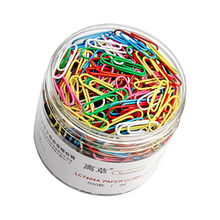 彩色回形针办公用品大号文件夹书签曲别针u型回行针区别针花束不锈钢儿童固定衣服床单曲形回旋针批发回应针