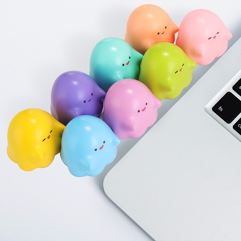 呆呆小阿飘迷你摆件装饰品桌面可爱幽灵景观小迷你萌微摆件粒树脂