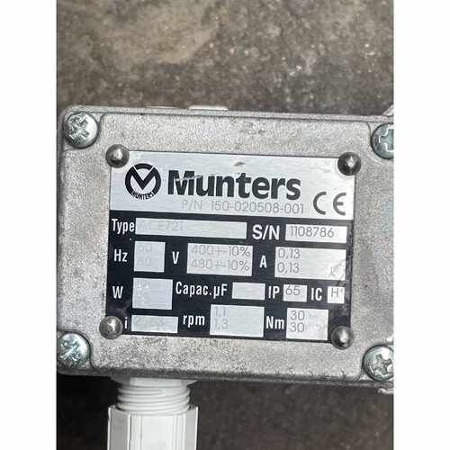 议价蒙特转轮电机，意大利Munters，型号ACE72T，拆机，