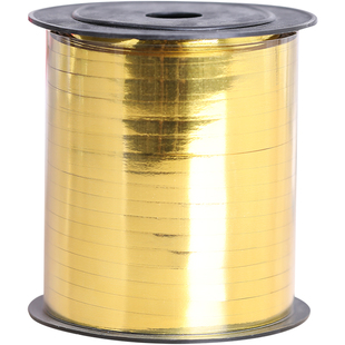 亮金亮银色彩带超靓超长专业气球装饰气球丝带彩带扎气球绳子