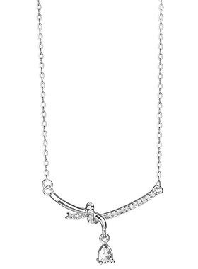 心缘项链女纯银999项链小众设计