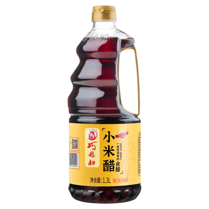 巧媳妇小米醋可以直接喝的醋凉拌饺子醋酸甜1.3L*6
