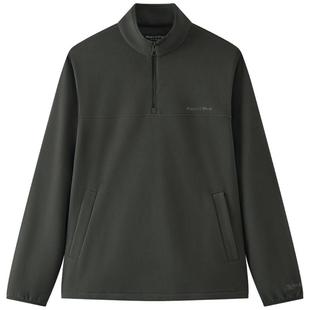 Marc O'Polo/MOP25冬季新款立领半开襟Polartec保暖抓绒套头衫男