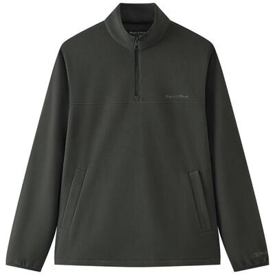 Marc O'Polo/MOP25冬季新款立领半开襟Polartec保暖抓绒套头衫男