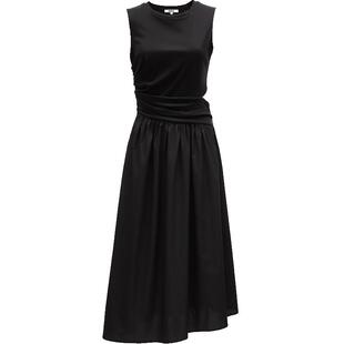 【ONLY奥莱】春夏新款休闲百搭圆领坎袖伞裙连衣裙女